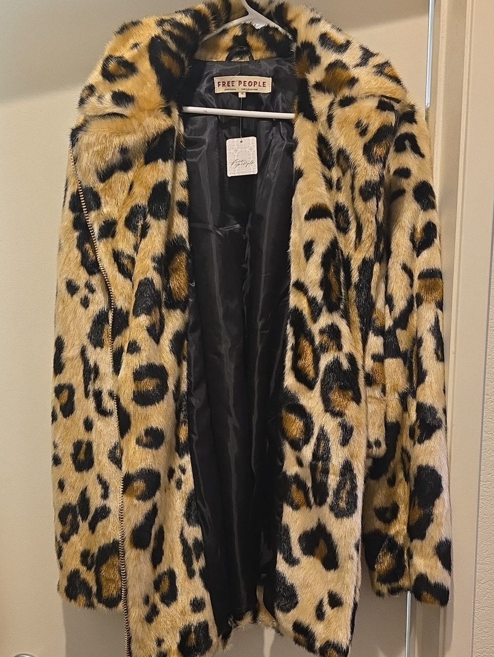 Free People Leopard Bella Faux-Fur Jacket - Picture 5 of 6